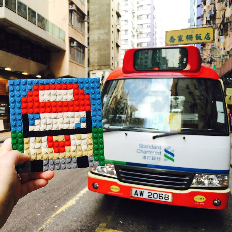 迷你香港公共交通工具 - 卡片/明信片 - 塑料 