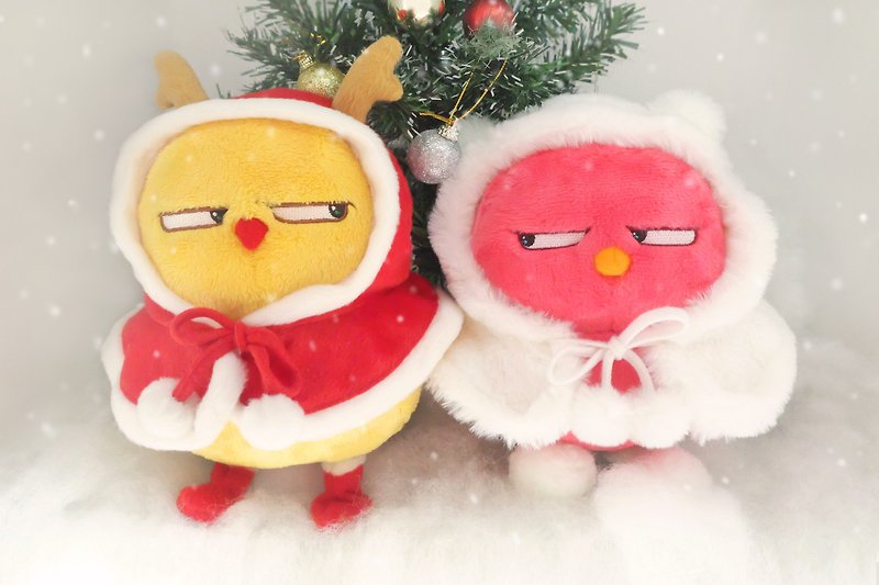 Happiness Snow Xmas & new year Gift Set + free card - 玩偶/公仔 - 棉．麻 多色