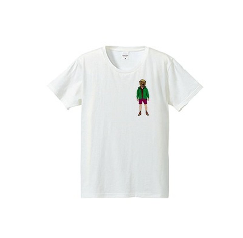 BEAR one（4.7oz T-shirt） - 男装上衣/T 恤 - 棉．麻 绿色