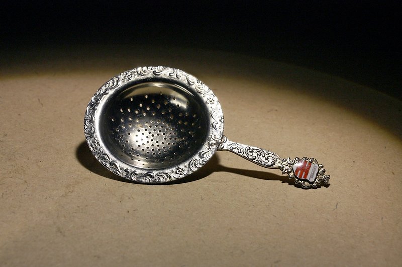 购自荷兰 20世纪早期老件 金属镀银 Enschede品牌古董倒茶滤茶器 - 茶具/茶杯 - 其他金属 银色