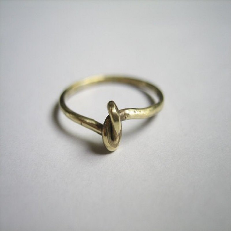 結yui リング　素材　真鍮 - 戒指 - 铜/黄铜 金色