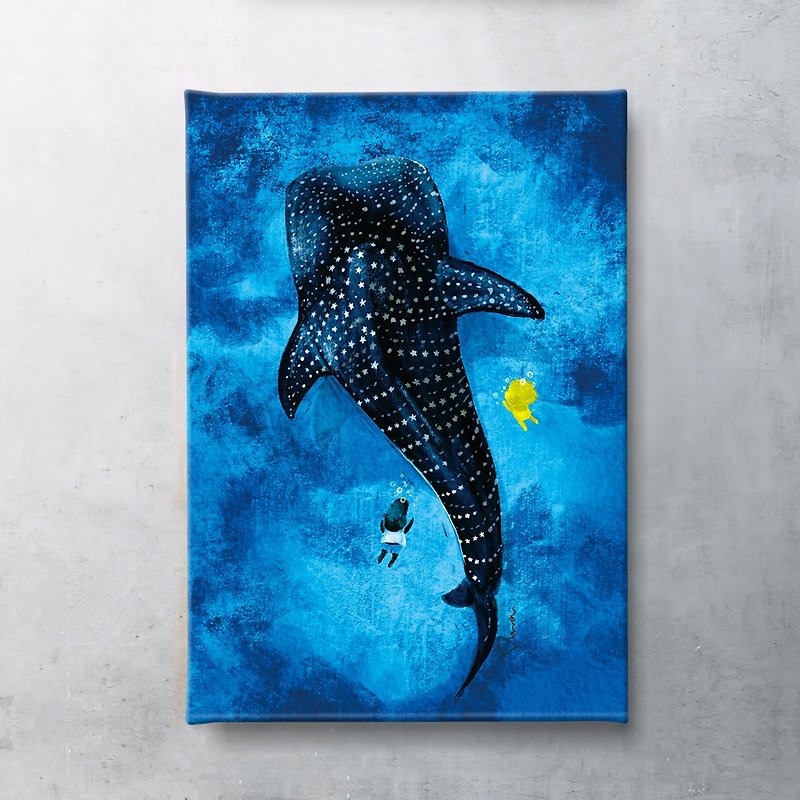鲸鲨 复制画 - 海报/装饰画/版画 - 防水材质 