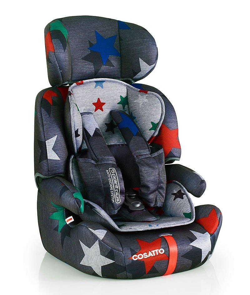 英国 Cosatto Zoomi Group 123 汽车安全座椅 – Grey Megastar (5 Point Plus) - 儿童家具 - 其他材质 灰色