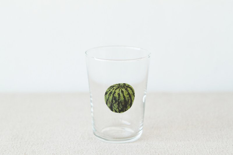 【+t企划】水果玻璃杯-西瓜整颗 - 杯子 - 玻璃 透明