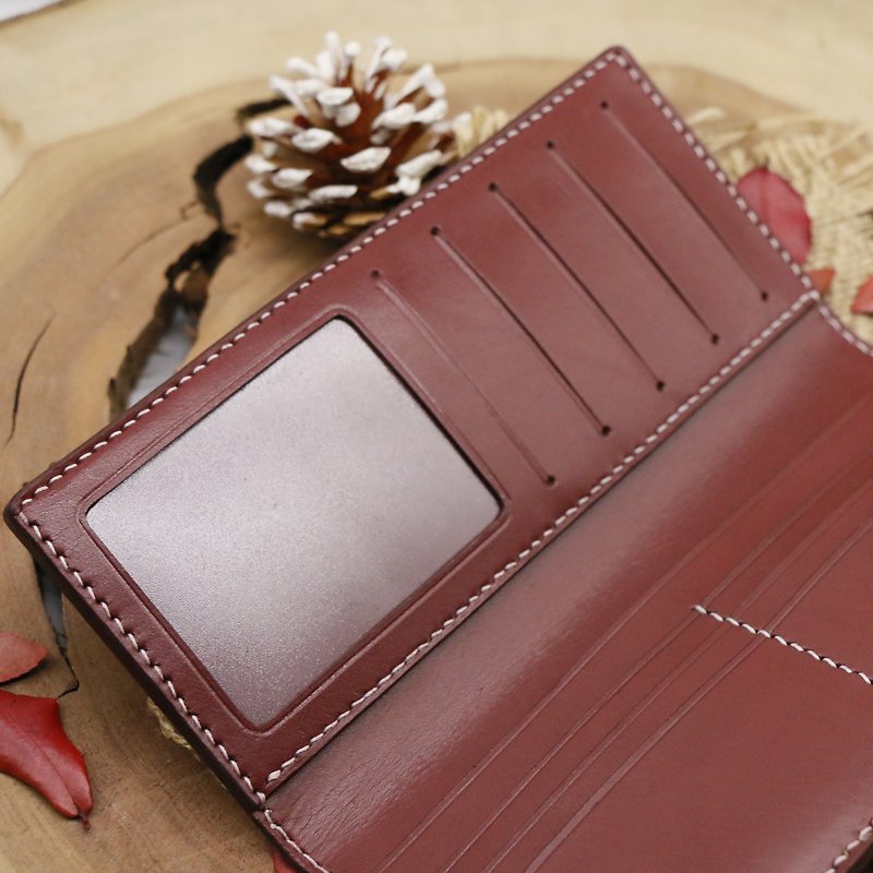 订制 | 长钱包 | 手工 | 皮革 | 情人节礼物 | 定制化礼物| DIY - 皮夹/钱包 - 真皮 多色