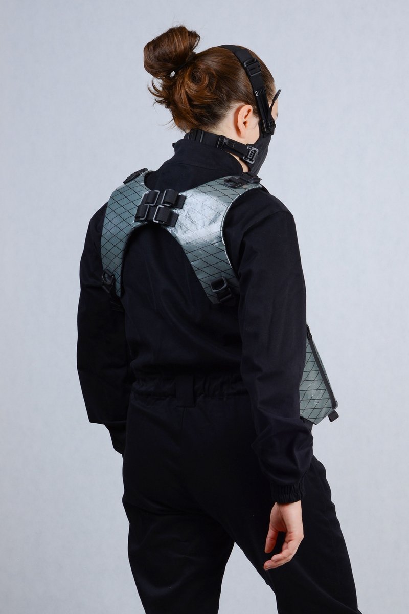 Holster with detachable pockets Shoulder bag techwear holster bag Crossbody EDC - 侧背包/斜挎包 - 其他材质 多色