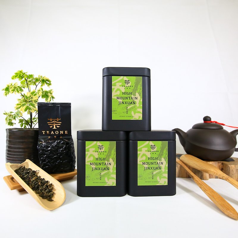 【TeaOne I 原叶茶罐】高山金萱茶 High Mt. Jinxuan【75g/罐】 - 茶 - 新鲜食材 绿色