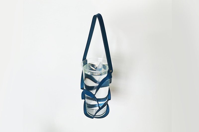 SOLAR太阳系饮品袋.环保饮料袋-冰川蓝 - 随行杯提袋/水壶袋 - 聚酯纤维 蓝色