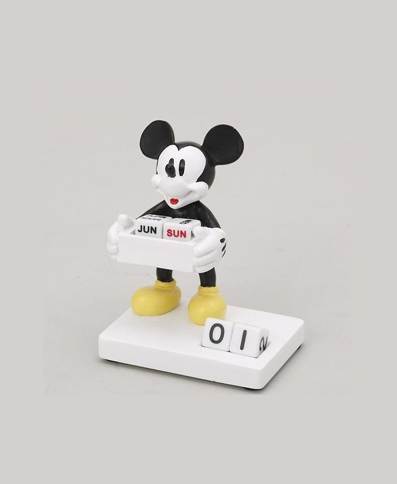 日本迪士尼与Magnets联名设计桌上小桌历/月历/万年历(米奇款) - 其他 - 其他材质 白色