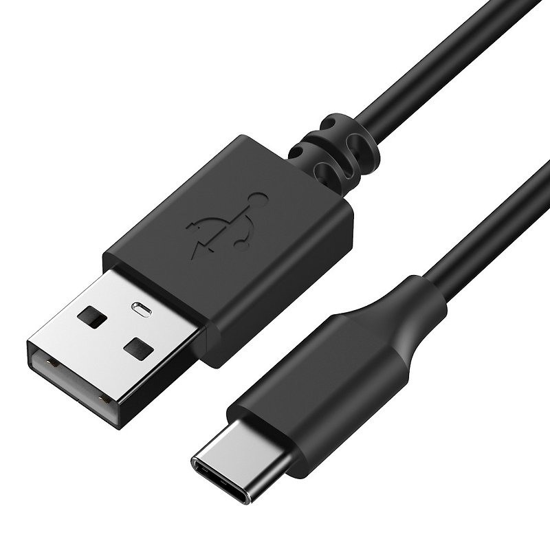 OC USB-A to USB-C 高速传输充电线 - 充电宝/传输线 - 铜/黄铜 黑色