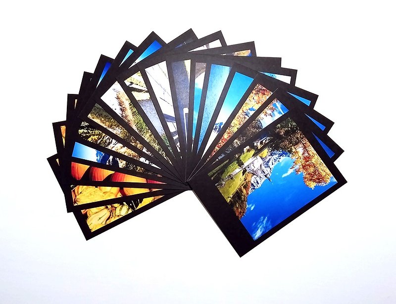 摄影明信片组(16枚) | 贝希特斯加登的秋天-巴伐利 - 卡片/明信片 - 纸 多色
