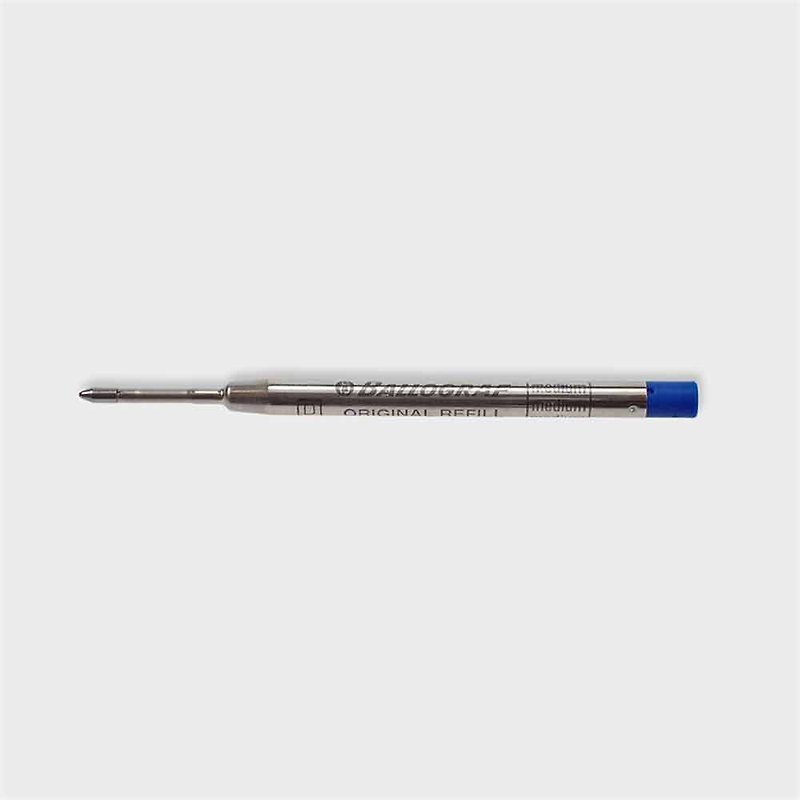 Ballograf 瑞典笔 专用原子笔芯 19000 蓝色 M 1.0mm - 圆珠笔/中性笔 - 铜/黄铜 蓝色