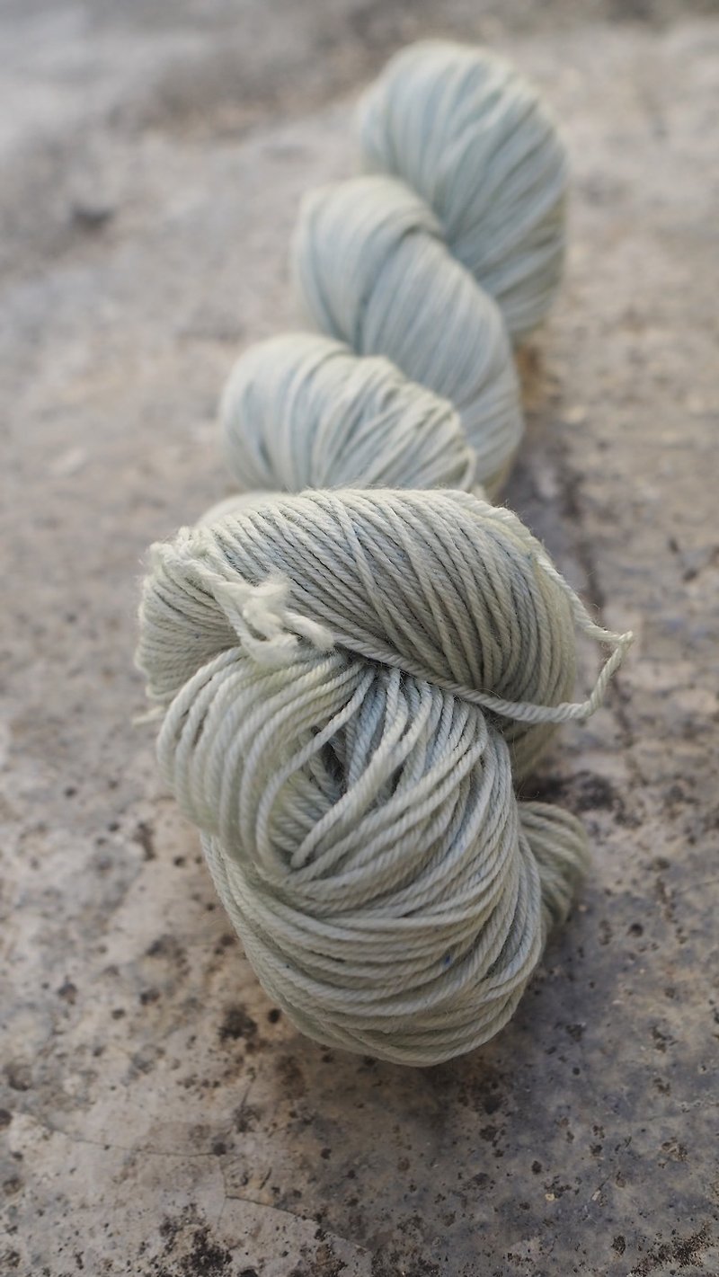 手染线。香料(Sock yarn/ 袜线) - 编织/刺绣/羊毛毡/裁缝 - 羊毛 绿色