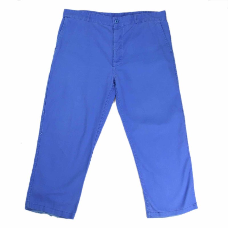 Tsubasa.Y 古着屋 001欧洲工作裤,工装 蓝色 长裤 工作裤 - 男士长裤 - 其他材质 