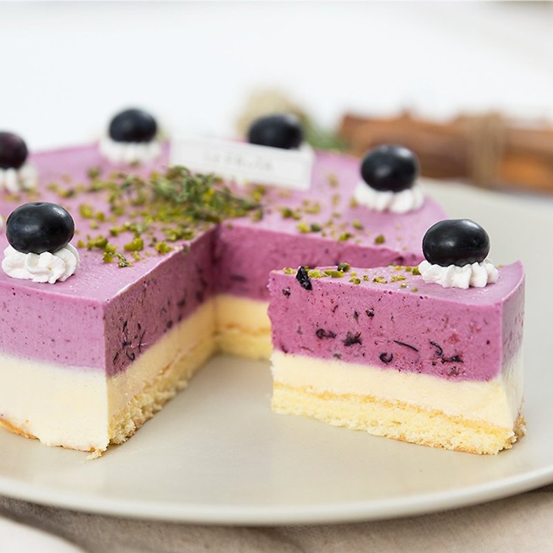【LeFRUTA朗芙】野莓香草欧蕾奶酪 / 6寸 - 蛋糕/甜点 - 新鲜食材 紫色