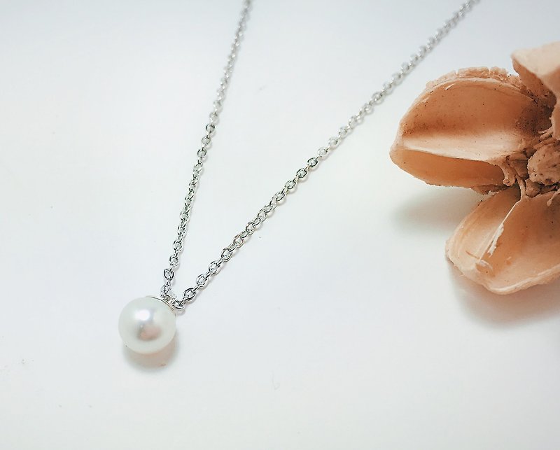 诞生石系列/六月份/珍珠 PEARL/项链/生日礼 - 项链 - 珍珠 白色
