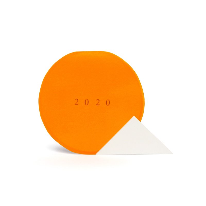 2020 年历/桌历 日与夜 - 年历/台历 - 纸 橘色