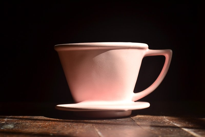 若樱粉扇形切子滤杯102款 梯形滤杯 咖啡滤杯 母亲节 礼物 - 咖啡壶/周边 - 陶 粉红色