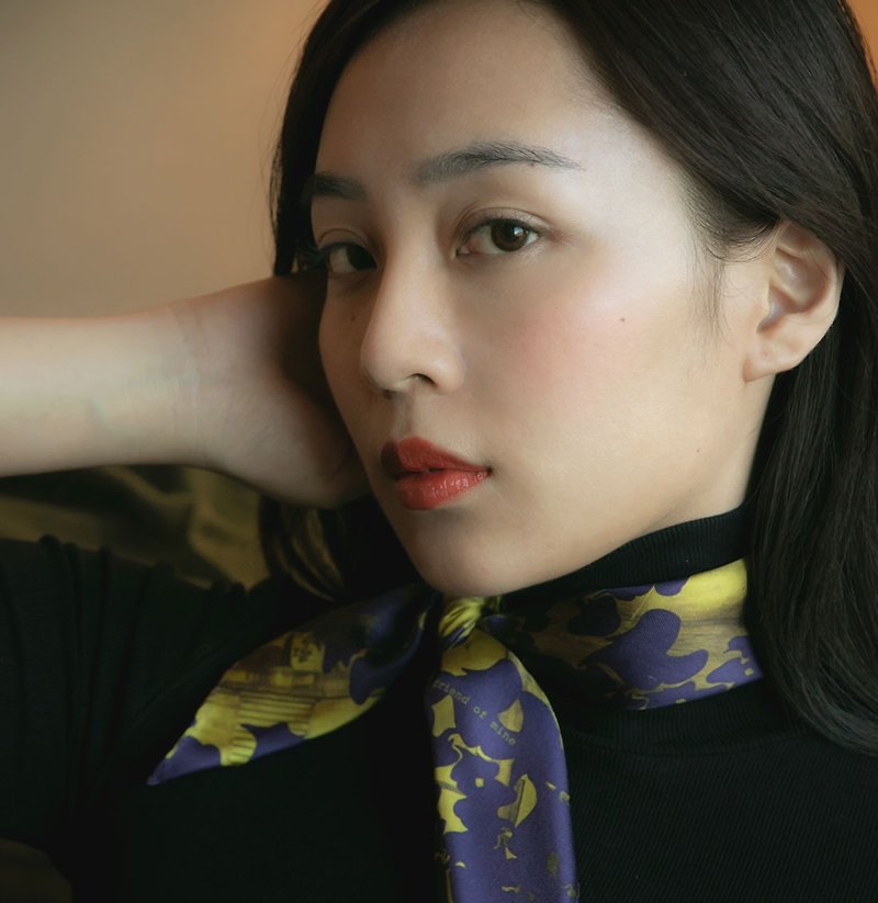 【法式丝巾让妳魅力升级 有什么拒绝的理由? 】日本制 - 精品丝巾 - 丝巾 - 丝．绢 黄色
