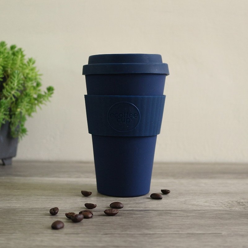 Ecoffee Cup | 14oz环保随行杯(深海蓝) - 咖啡杯/马克杯 - 其他材质 黑色