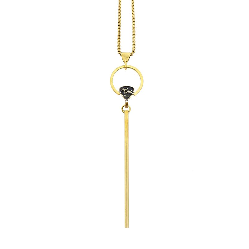 权杖项链 (黄铜本色款)Hope Scepter Necklace - 项链 - 其他金属 金色