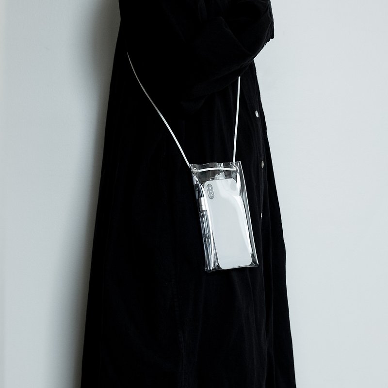 Mu - Mini bag - 2way / PVC - 侧背包/斜挎包 - 其他材质 透明