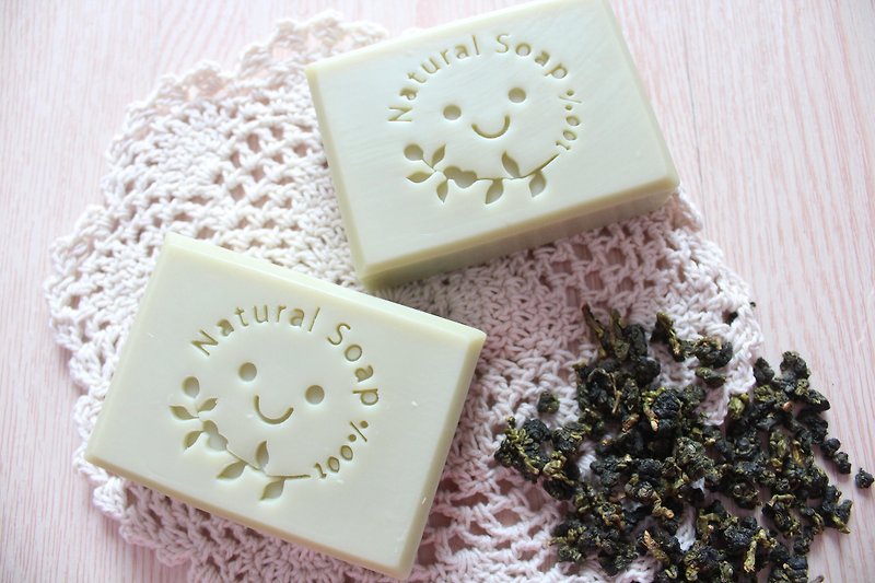 绿茶美肌皂。保湿呵护系列。植萃坊・天然花草果手工皂 - 沐浴用品 - 植物．花 绿色