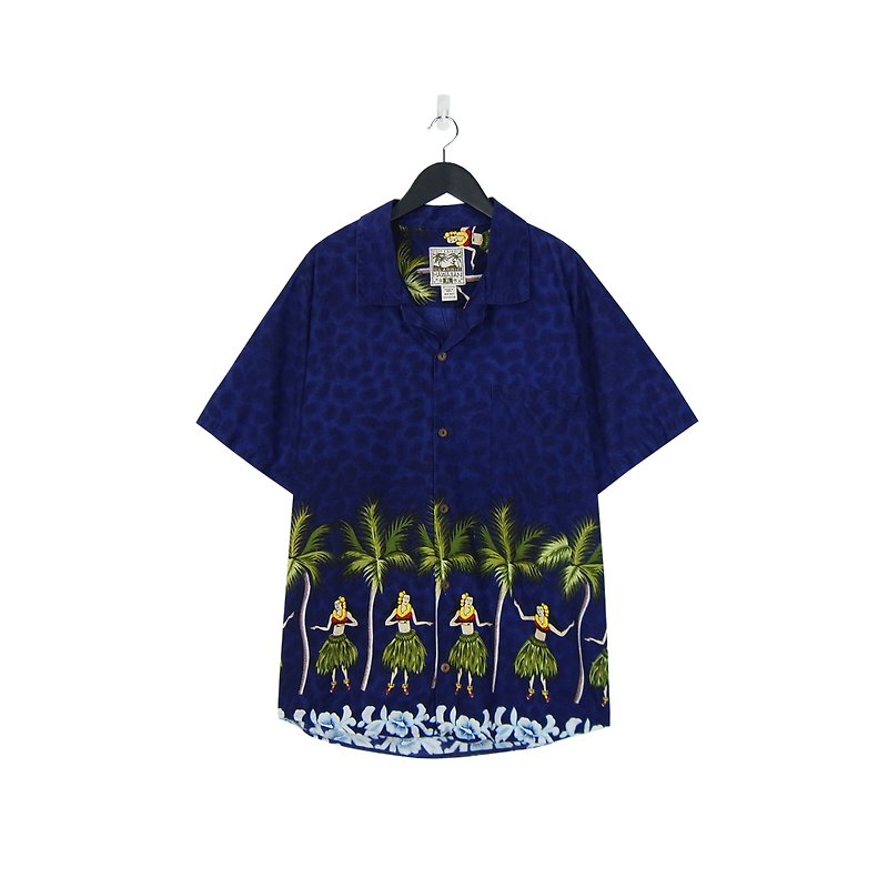 A·PRANK :DOLLY :: 复古着VINTAGE夏威夷花衫(夏威夷女郎椰树款) (T708010) - 男装衬衫 - 棉．麻 
