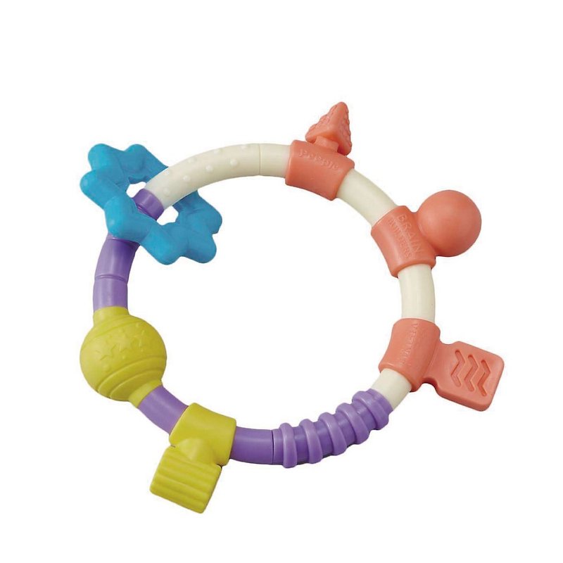 环状手摇铃-固齿器/宝宝玩具/婴儿玩具- - 玩具/玩偶 - 其他材质 多色