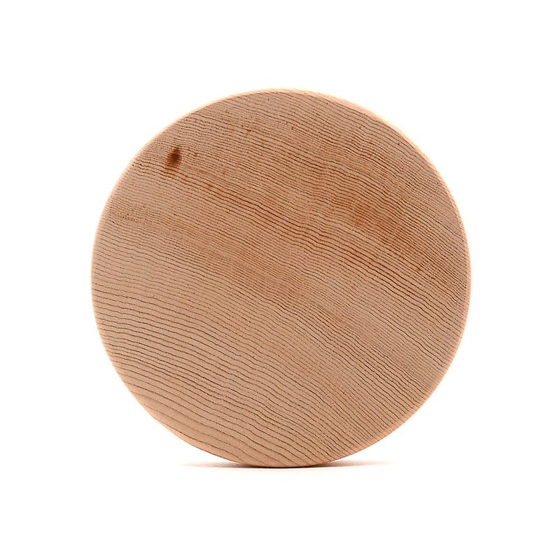 台湾红桧杯垫|打造桌上风格用大自然格调的吸水隔热垫,摆件木垫 - 杯垫 - 木头 金色