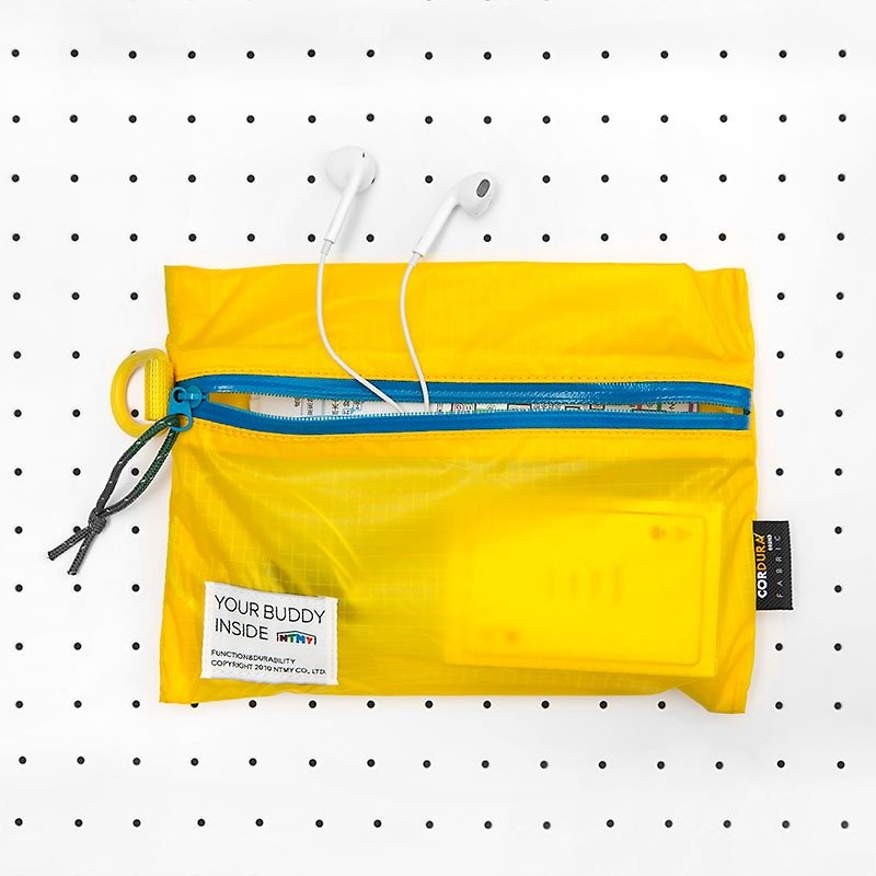 NTMY. CORDURA UL Pouch L 轻量化户外地图袋杂物收纳包 - 化妆包/杂物包 - 防水材质 黄色