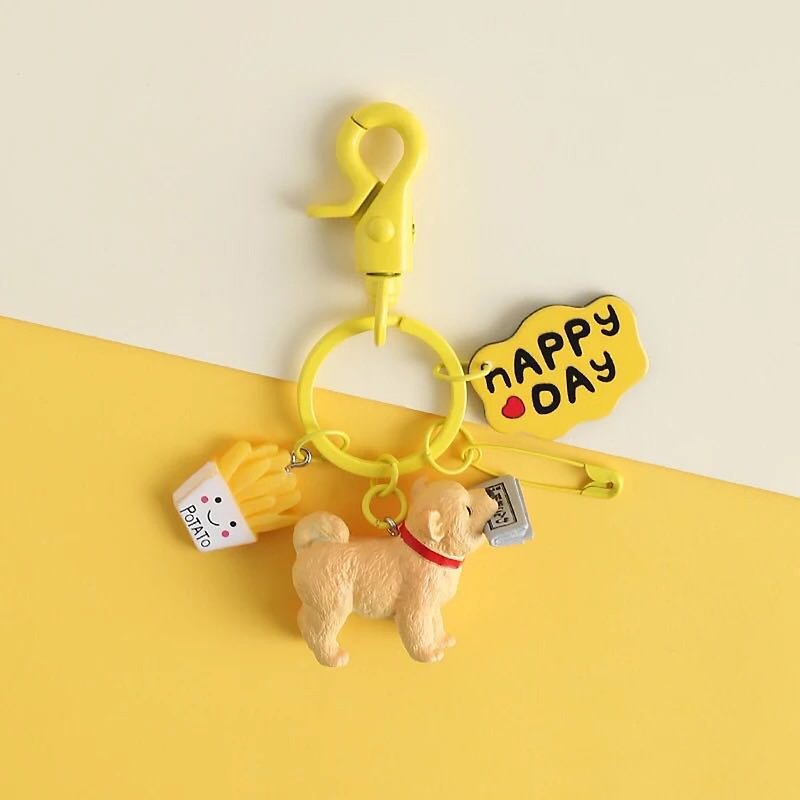 狗狗钥匙圈/包包挂饰/汽车钥匙圈 - 钥匙链/钥匙包 - 塑料 