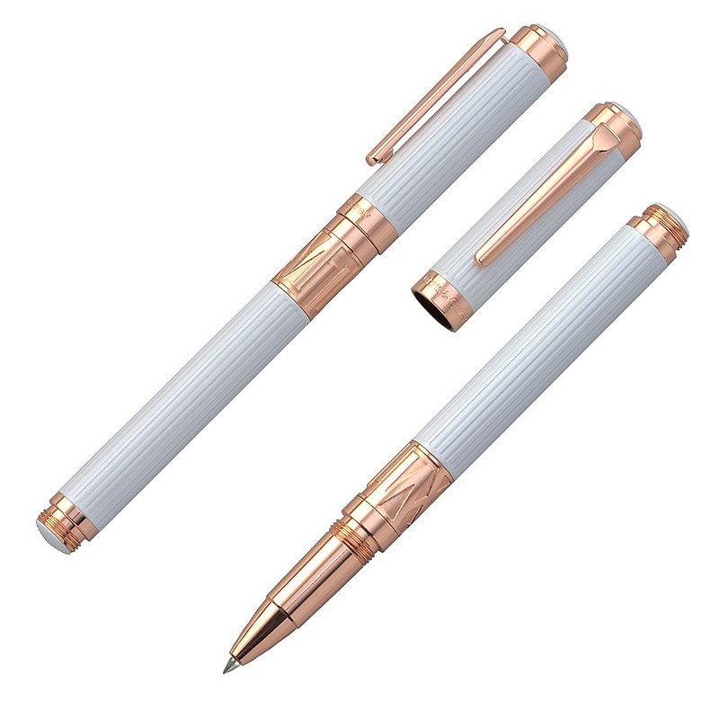 【Chris&Carey】Toki 时系列/直线珠光白钢珠笔TKRP-05 - 钢珠笔 - 其他金属 