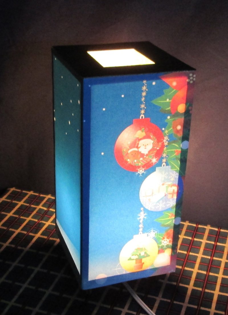 聖夜クリスマスの星空　中形・白球　飾りライトスタンドの醍醐味を!! - 灯具/灯饰 - 木头 金色