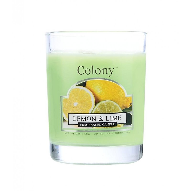 英伦香氛 Colony系列 柠檬与青柠 小罐玻璃蜡烛 - 蜡烛/烛台 - 蜡 