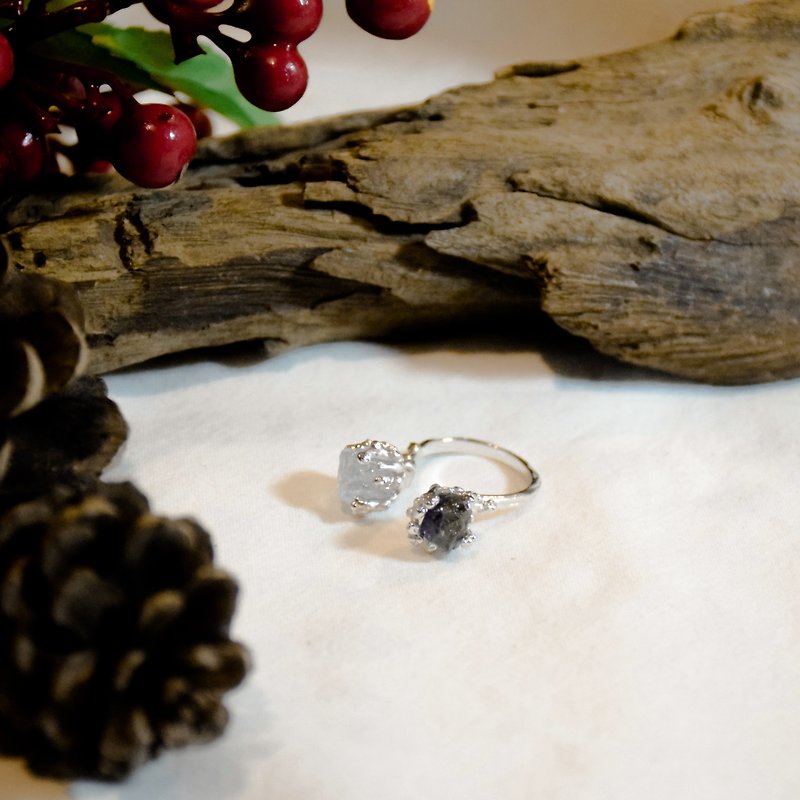 Double Snowball ring - 戒指 - 其他材质 银色