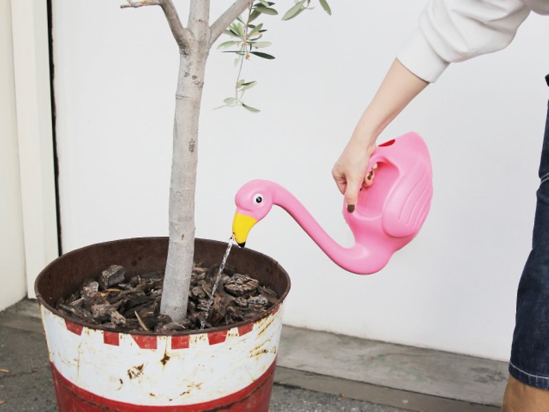 SUSS-日本Magnets Flamingo红鹤造型轻便浇花器/浇水器 - 现货 - 其他 - 塑料 粉红色
