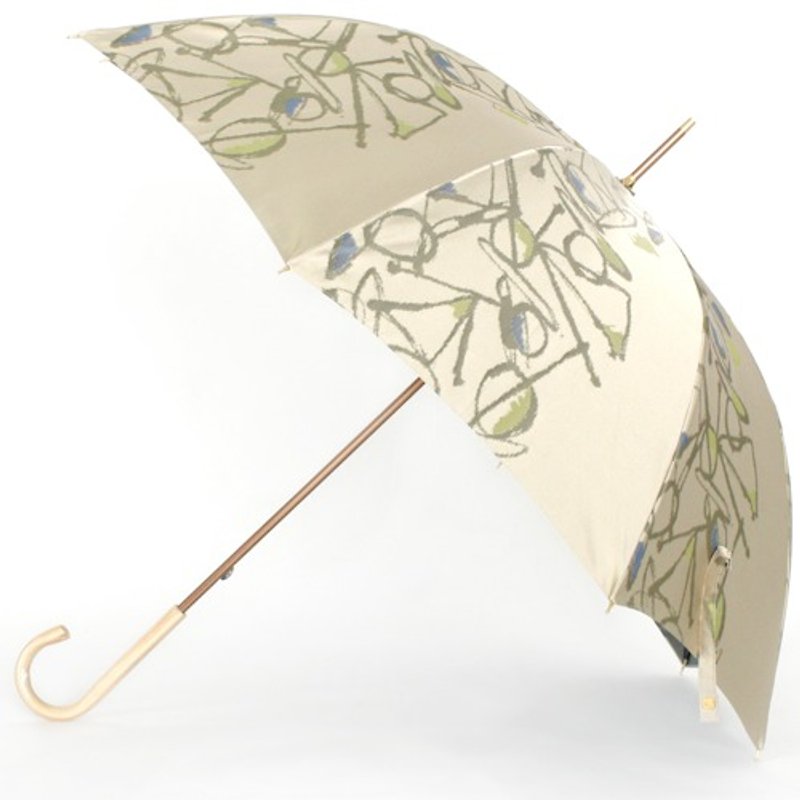 【晴雨兼用傘】 Aneqdot 踊る グリーン - 雨伞/雨衣 - 聚酯纤维 绿色