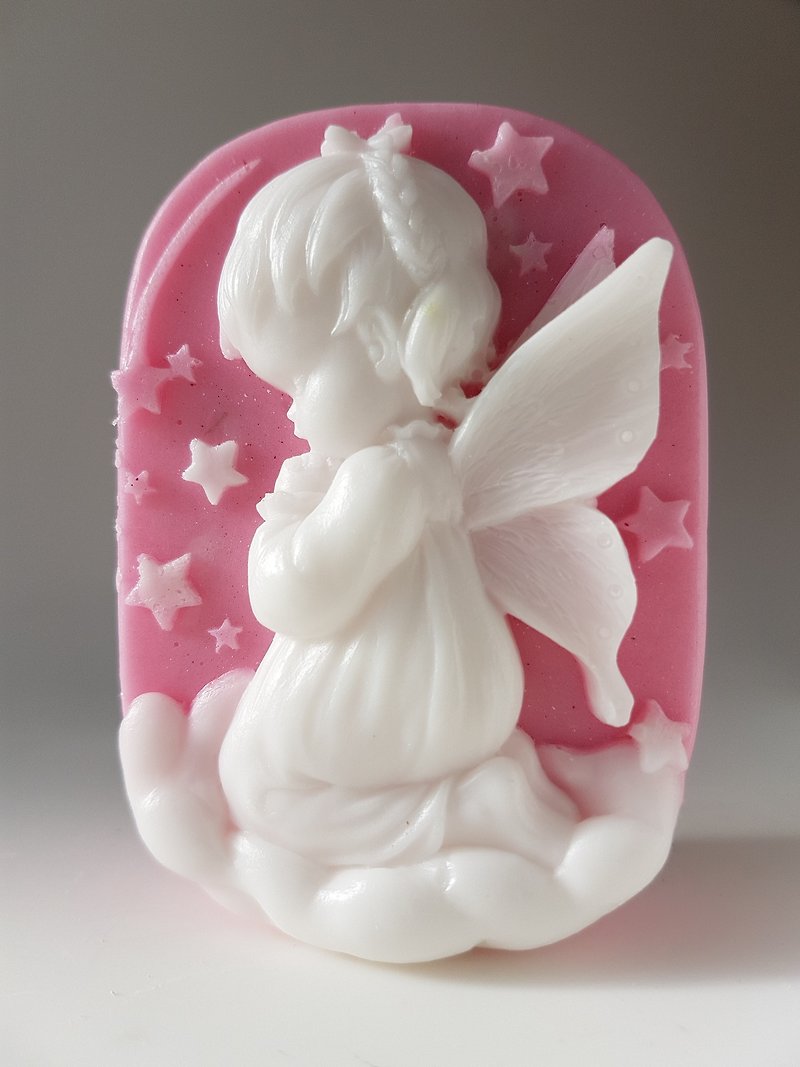 祈祷天使香氛手工皂 - set 1 Girl - 肥皂/手工皂 - 其他材质 粉红色