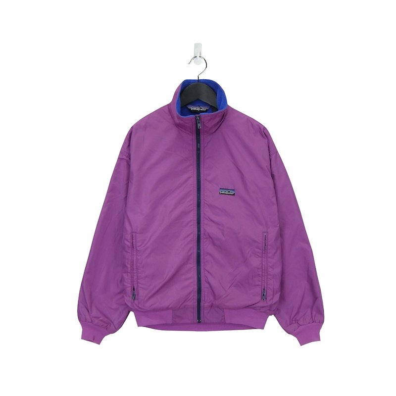 A·PRANK :DOLLY :: 品牌Patagonia亮紫宝蓝双色内刷毛尼龙外套(J711026) - 男装外套 - 棉．麻 紫色
