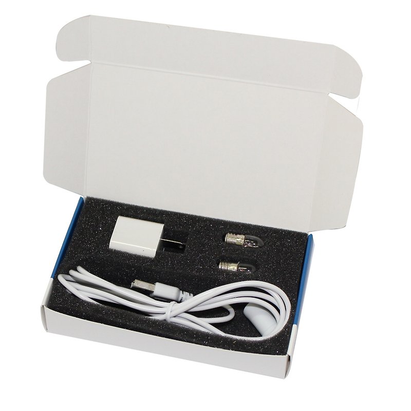 光塩本色-光盐灯USB配件盒 - 灯具/灯饰 - 其他金属 白色