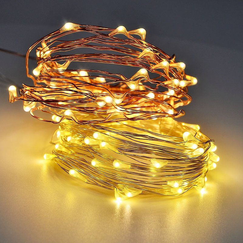 【DREAM LIGHTS】圣诞灯饰|LED灯串 USB/8段功能 暖光色5/10米 - 其他 - 其他材质 橘色