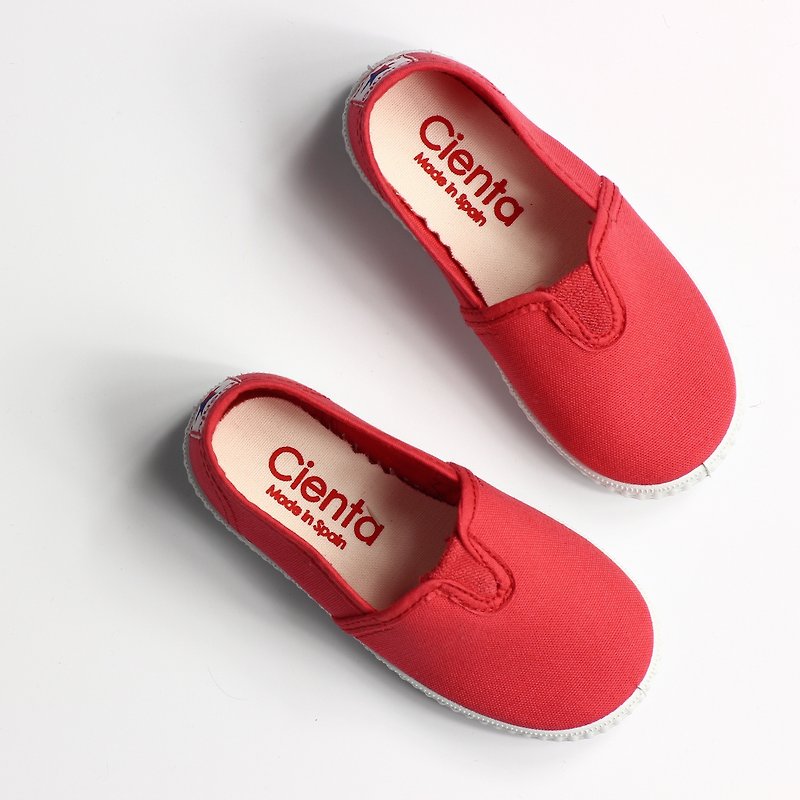 西班牙国民帆布鞋 CIENTA 54000 06红色 幼童、小童尺寸 - 童装鞋 - 棉．麻 红色