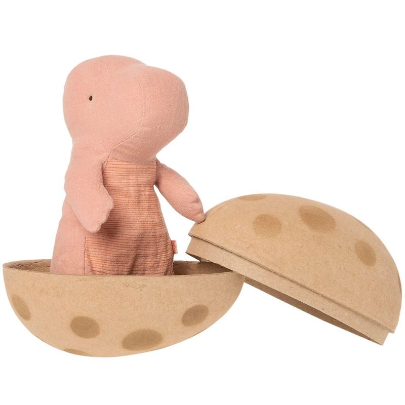 【即将完售】 住在蛋里的小恐龙宝宝 粉 - 玩偶/公仔 - 棉．麻 粉红色