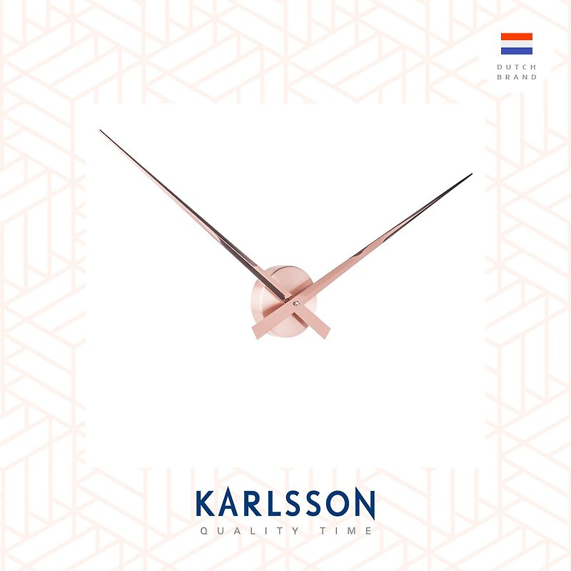 荷兰Karlsson Wall clock 90cm Little Big Time Copper - 时钟/闹钟 - 其他金属 金色