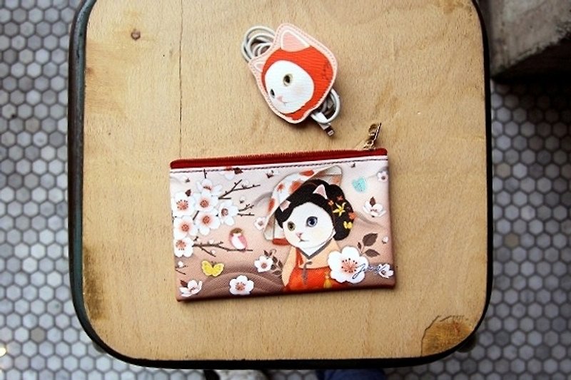 Jetoy , 甜蜜猫 卡片 护照 零钱包_Myeong wol  J1609205 - 零钱包 - 其他材质 红色