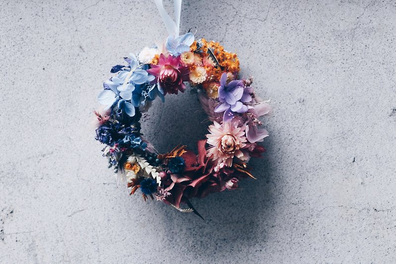 Flower Wreath!!【天后-赫拉Hera】干燥花 永生花 花圈 装饰 - 摆饰 - 植物．花 多色