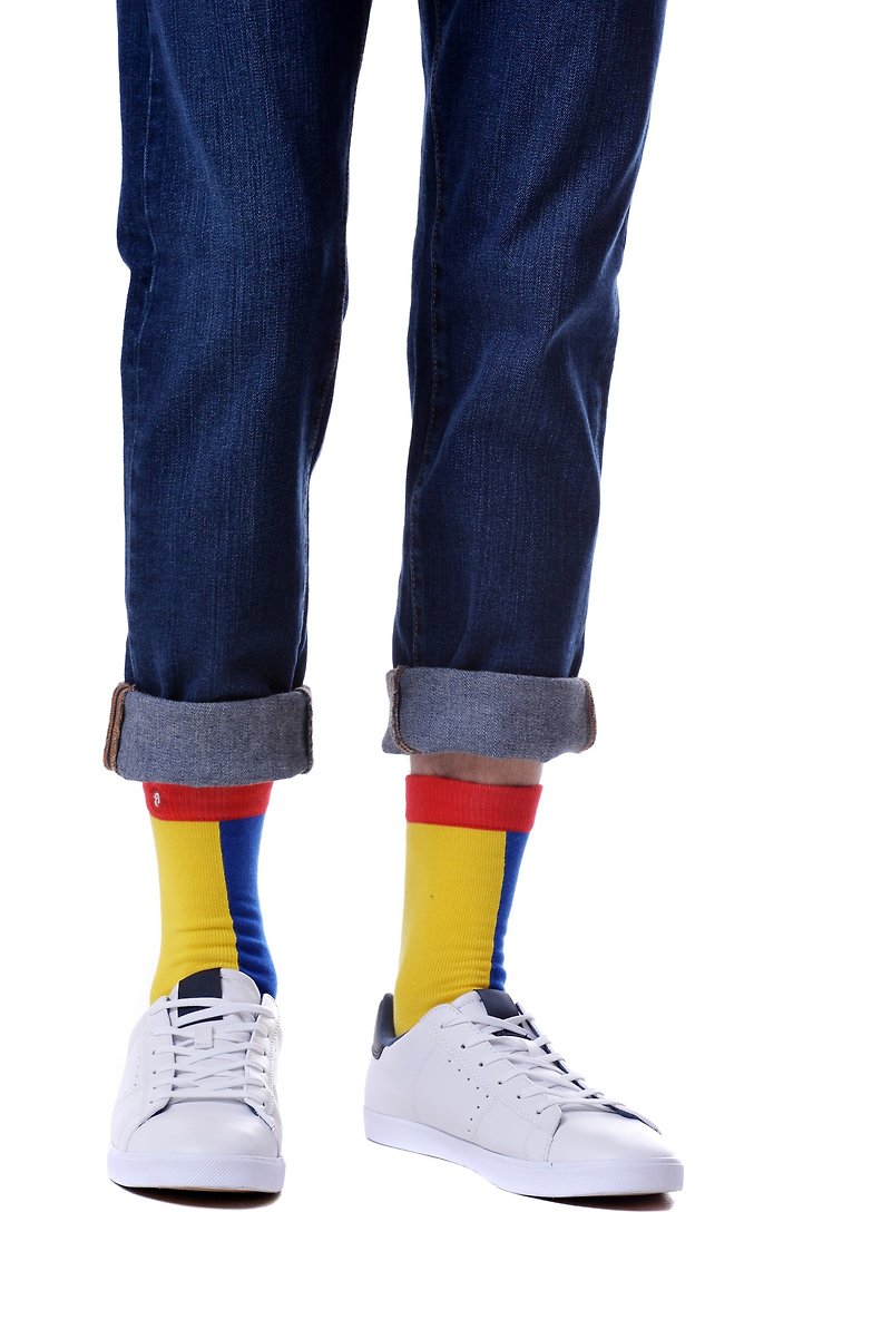 美国Fools Day针织袜子－LEGO Red - 袜子 - 棉．麻 多色