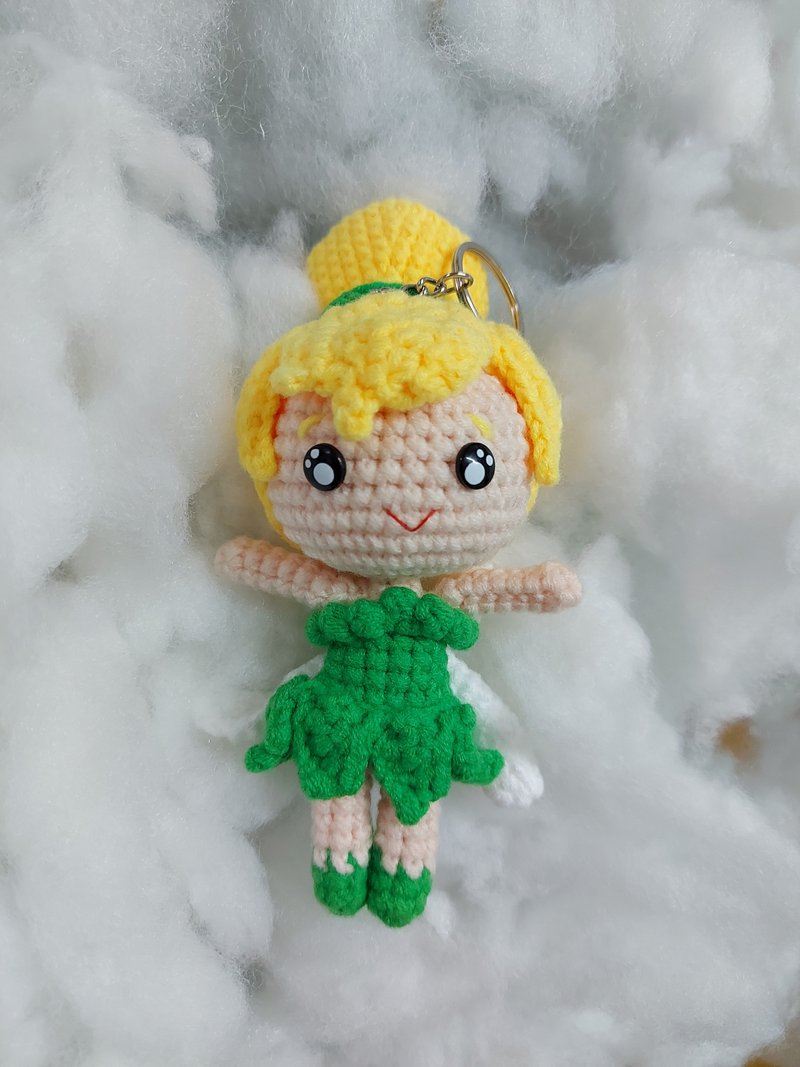 鈎织玩偶 - 小叮当匙扣吊饰 毛线娃娃 手作玩偶 Crochet Toys - 吊饰 - 其他材质 绿色