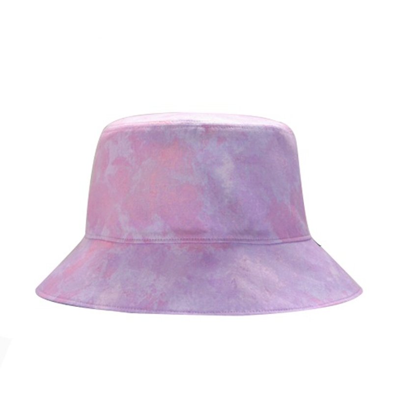 幻彩晕染双面渔夫帽-粉紫 - 帽子 - 其他材质 粉红色